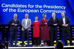 APA/AFP Die Kandidaten zum Amt des(r) EU-Kommissionspräsidentin