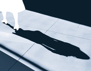 Ausschnitt des Covers: Schatten einer Frau