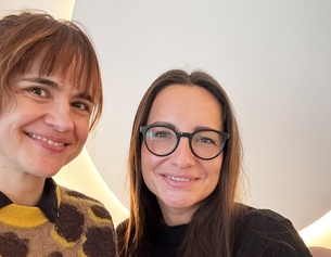 Mari Lang und Sabrina Praszkowski