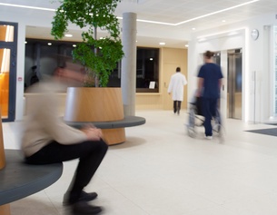Moderne Krankenhauslobby