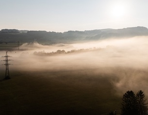 Nebel in Salzburg