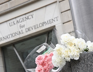 APA/AFP/MANDEL NGAN Das United States Agency for International Development (USAID) Hauptquartier in Washington, DC