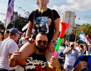 Proteste serbien