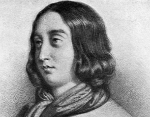 George Sand (Ausschnitt einer Zeichnung)