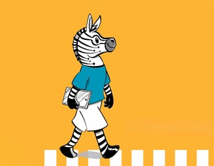 Digital Zebra, Illustration