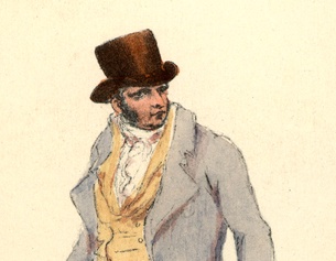 Antoni Henryk Radziwill, Ausschnitt einer Zeichnung von Wilhelm Hensel