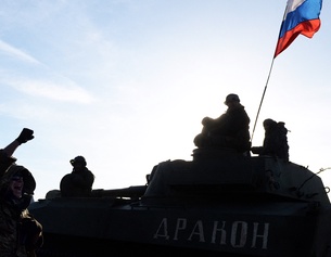 AFP/VASILY MAXIMOV Russische Soldaten an der ukrainischen Grenze.
