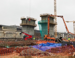 Jahrhundertprojekt Rail Baltica: Baustelle in Riga, Hauptbahnhof