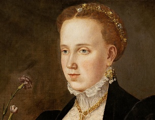KHM-MUSEUMSVERBAND Gemälde, Philippine Welser (Ausschnitt)