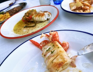 Kleine Teller, Tapas, Meeresfrüchte