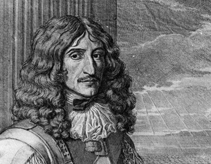 Prinz Ruprecht von der Pfalz, Kupferstich (Ausschnitt)