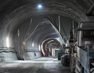 Brenner-Basis-Tunnel, Baustelle
