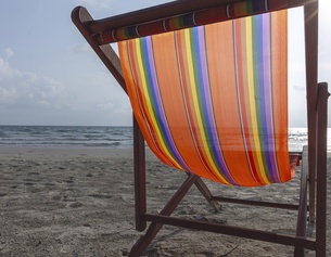 Sonnenstuhl am Strand