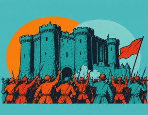 Sturm auf die Bastille, Illustration