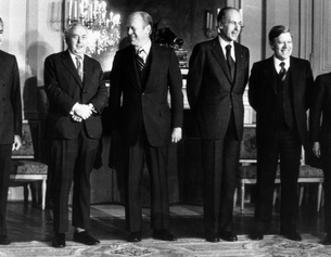 G7-Gruppe 1975 in Rambouillet