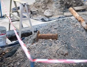 Baustelle in der Ukraine