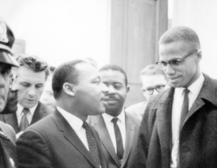 Martin Luther King Jr. und Malcolm X, 1964