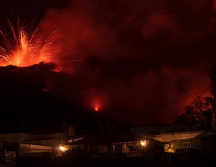 Ausbruch des Cumbre Vieja auf der Insel La Palma