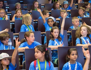 Kinderbüro der Universität Wien/APA-Fotoservice/Hörmandinger Kinder in einem Uni-Hörsaal