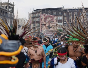 Menschen in Mexiko City