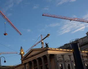 ORF/JOSEPH SCHIMMER Österreichisches Parlament, Baustelle