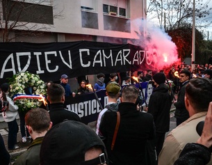 Proteste gegen den Tod von QUentin Deranque in Lyon