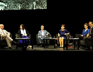ORF/JOSEPH SCHIMMER Diskussionsrunde der Matinee im Wiener Burgtheater