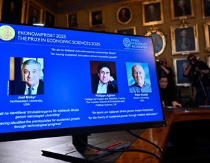 Nobelpreis Wirtschaft 2025: Joel Mokyr, Philippe Aghion und Peter Howitt