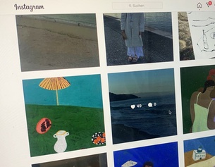 ORF/ISABELLE ORSINI ROSENBERG Das Instagram Feed von @nudesandcroissants.