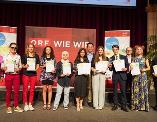 ORF/ROMAN ZACH-KIESLING Die Abschlussfeier des mehrsprachigen Redewettbewerbs "SAG'S MULTI!" geht dieses Jahr im Wiener Rathaus über die Bühne.
