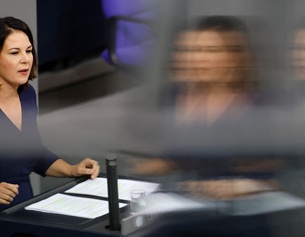 AFP/ODD ANDERSEN Annalena Baerbock als erste weibliche Aussenministerin Deutschlands.