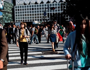 APA/AFP/BEHROUX MEHRI Shibuya-Kreuzung