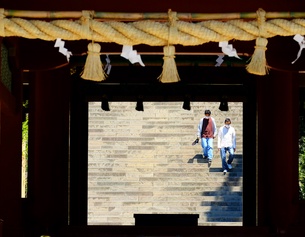 APA/AFP/KAZUHIRO NOGI Tsuruoka Hachimangu, ein symbolischer Schrein in Kamakura