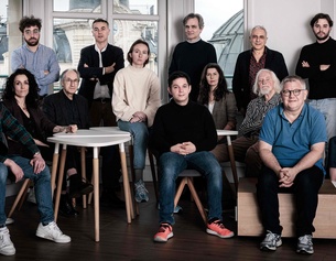 Charlie-Hebdo-Redaktion mit Philippe Lançon