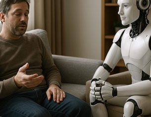 KI-generiertes Bild: Therapiesitzung