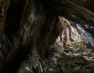 Erkundung einer Höhle