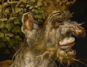 Arcimboldo, Giuseppe.1527–1593 .“Der Winter” (Ausschnitt)