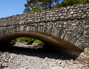 Ausgetrockneter See in Großbritannien