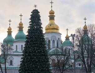 Christbaum in Kiev