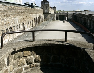Der Garagenhof von Mauthausen.