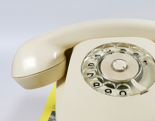 Altes Wählscheibentelefon