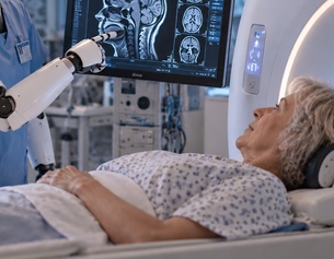 KI-generiertes Bild: Künstliche Intelligenz zeigt Frau ihre Aufnahmen