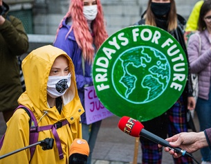 APA/AFP/JONATHAN NACKSTRAND Fridays for Future