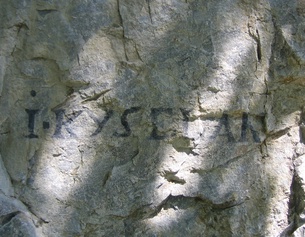 Wandmalerei von Joseph Kyselak