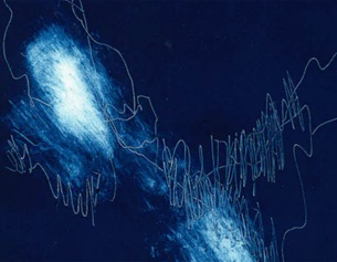 NATHALIE KRÖLL Grafik "fields of no memory" (Ausschnitt)