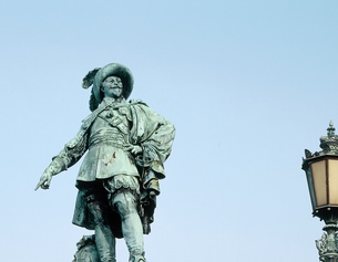Statue von Gustav II. Adolf in Göteborg