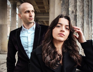 Christoph Croisé und Ana Bakradz - Ausschnitt des Albumcovers "Folklore"