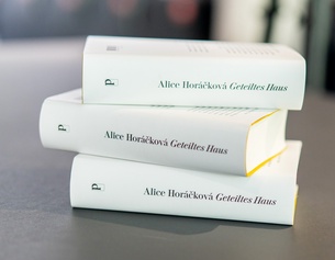 Bücherstapel: "Geteiltes Haus"