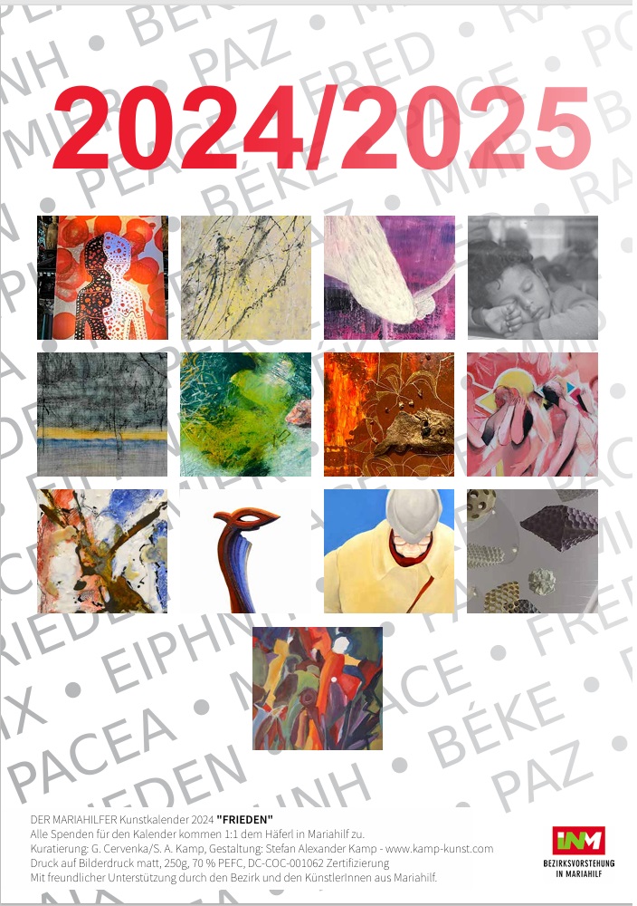 Mariahilfer Kunstkalender 2024 Titelblatt